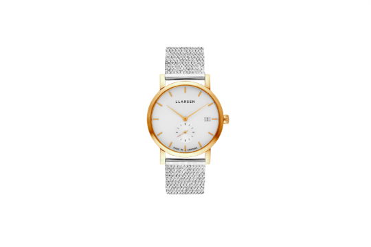 LLarsen 137GWG3-MSS3-18 – zegarek i bransoletka w minimalistycznym wydaniu